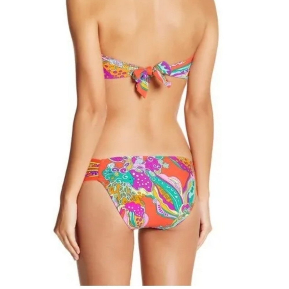 NWT Trina Turk Shirred Hipster Bikini Bottoms - Picture 9 of 10